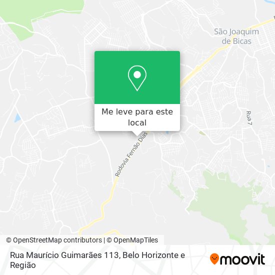 Rua Maurício Guimarães 113 mapa