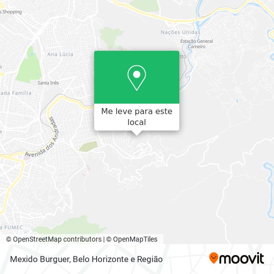 Mexido Burguer mapa