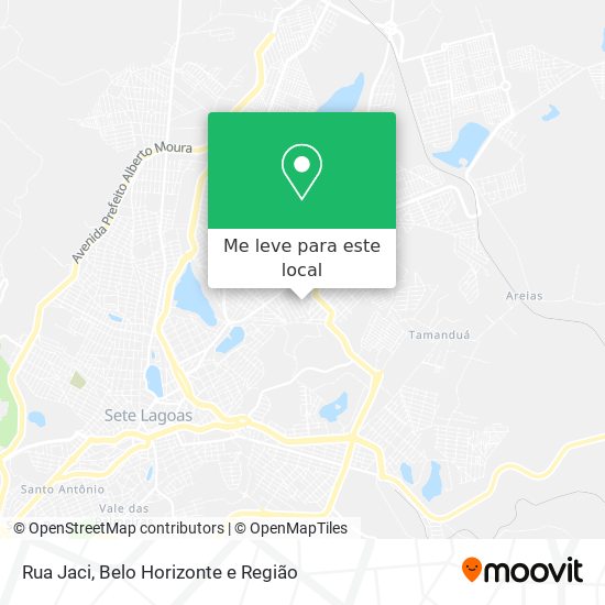 Rua Jaci mapa