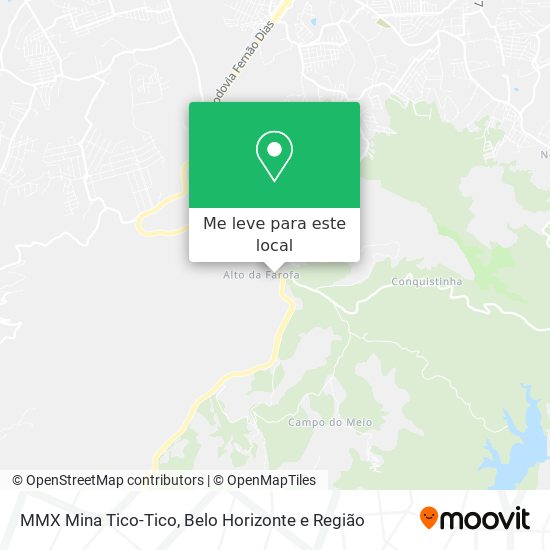 MMX Mina Tico-Tico mapa