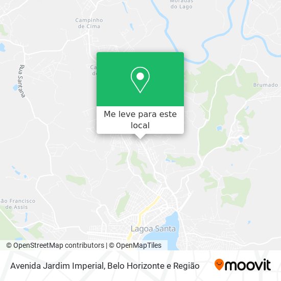 Avenida Jardim Imperial mapa