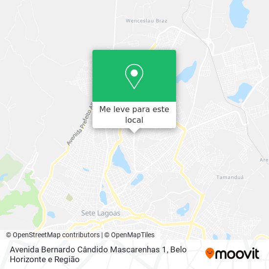 Avenida Bernardo Cândido Mascarenhas 1 mapa