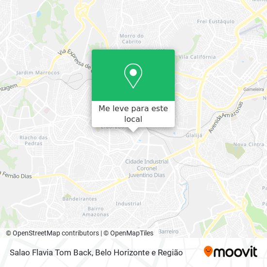 Salao Flavia Tom Back mapa