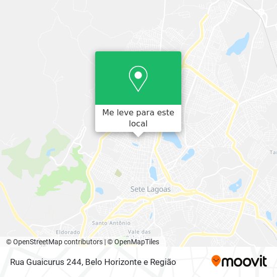 Rua Guaicurus 244 mapa