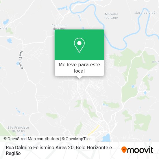 Rua Dalmiro Felismino Aíres 20 mapa