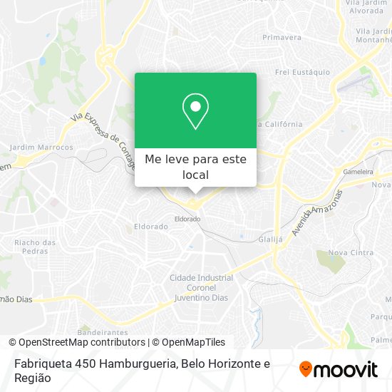Fabriqueta 450 Hamburgueria mapa