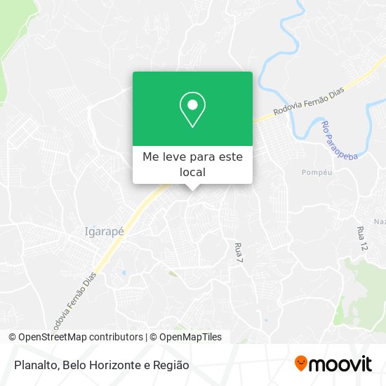 Planalto mapa