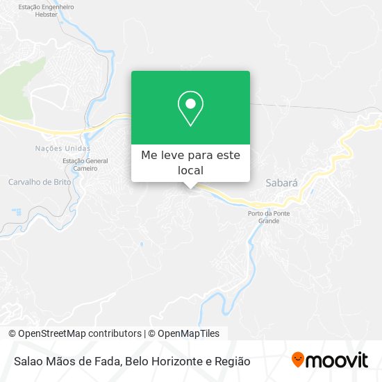 Salao Mãos de Fada mapa