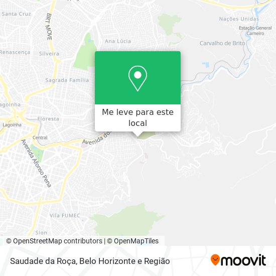 Saudade da Roça mapa