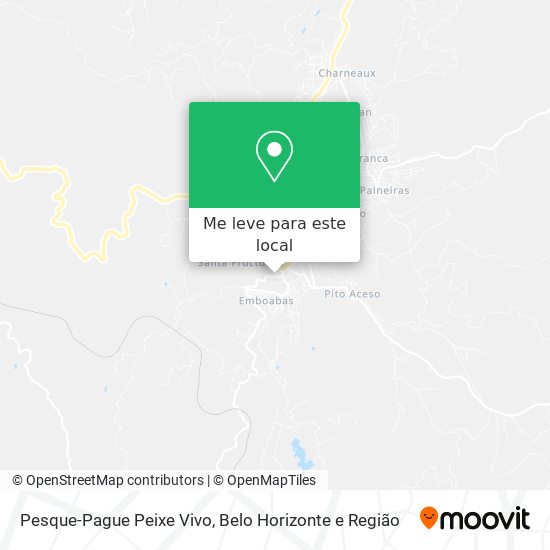 Pesque-Pague Peixe Vivo mapa