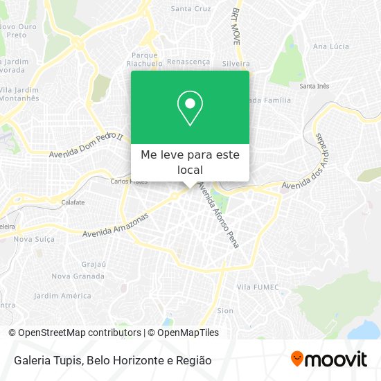 Galeria Tupis mapa
