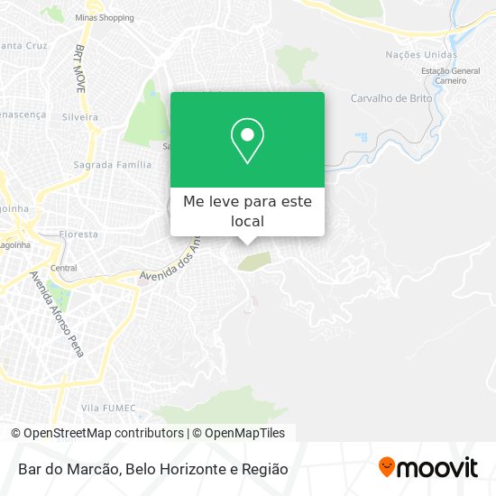 Bar do Marcão mapa