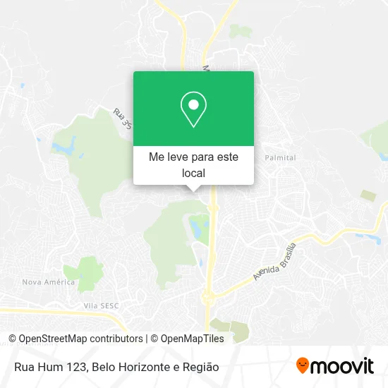 Rua Hum 123 mapa