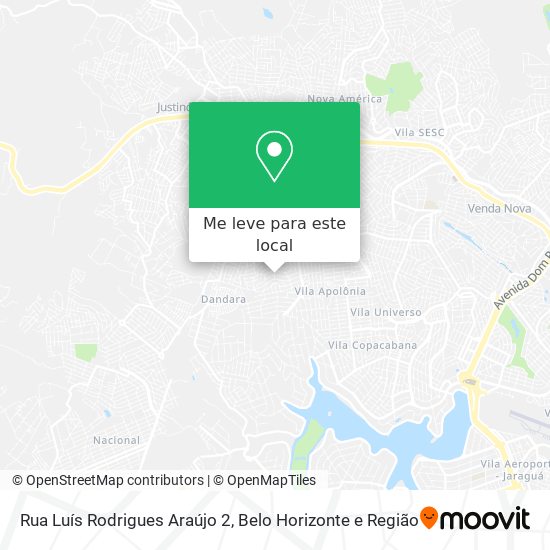 Rua Luís Rodrigues Araújo 2 mapa