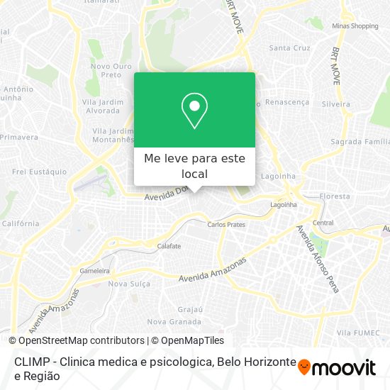 CLIMP - Clinica medica e psicologica mapa