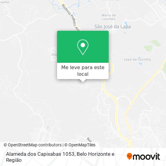 Alameda dos Capixabas 1053 mapa