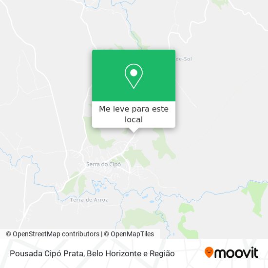 Pousada Cipó Prata mapa