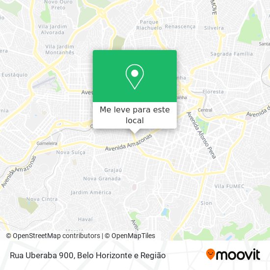 Rua Uberaba 900 mapa