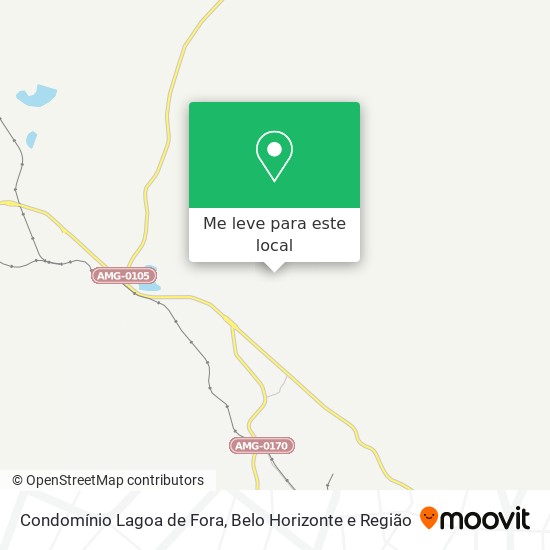 Condomínio Lagoa de Fora mapa
