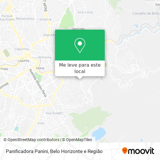 Panificadora Panini mapa