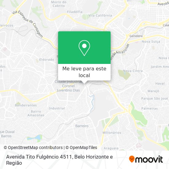 Avenida Tito Fulgêncio 4511 mapa