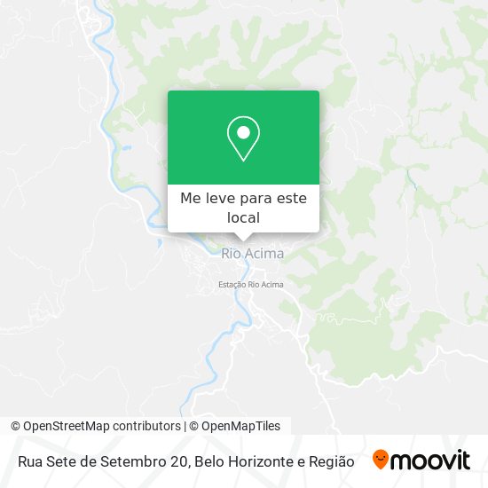 Rua Sete de Setembro 20 mapa