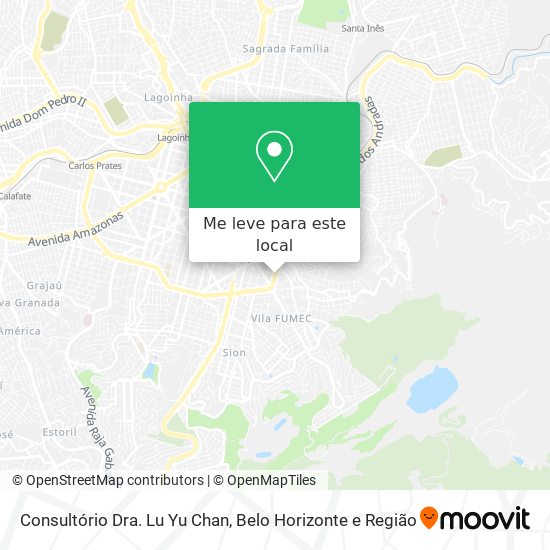 Consultório Dra. Lu Yu Chan mapa