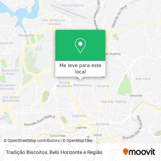 Tradição Biscoitos mapa