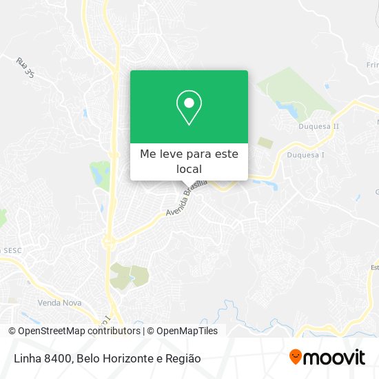 Linha 8400 mapa