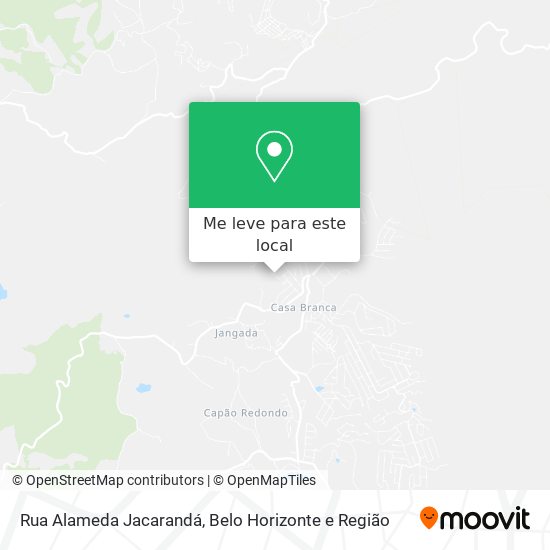 Rua Alameda Jacarandá mapa