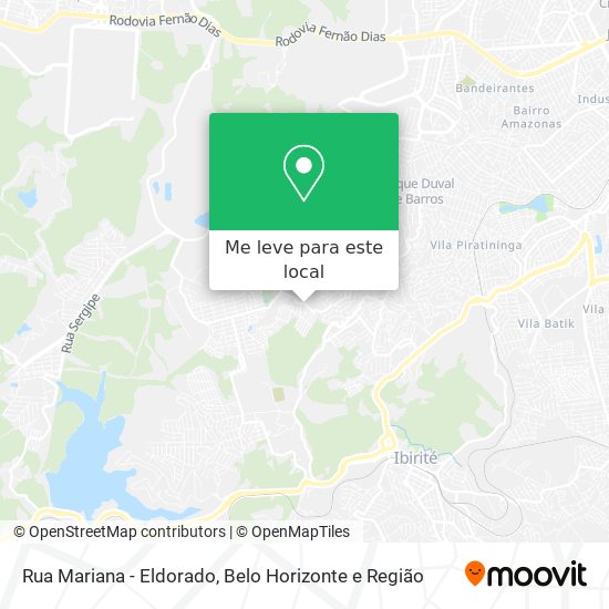 Rua Mariana - Eldorado mapa