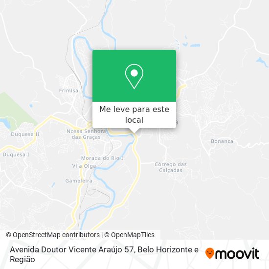 Avenida Doutor Vicente Araújo 57 mapa