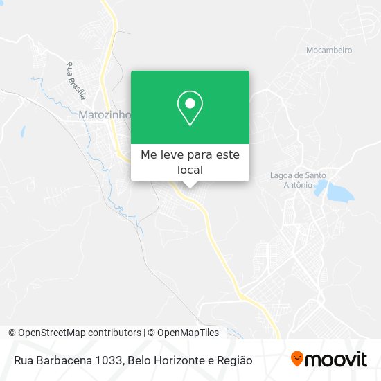Rua Barbacena 1033 mapa