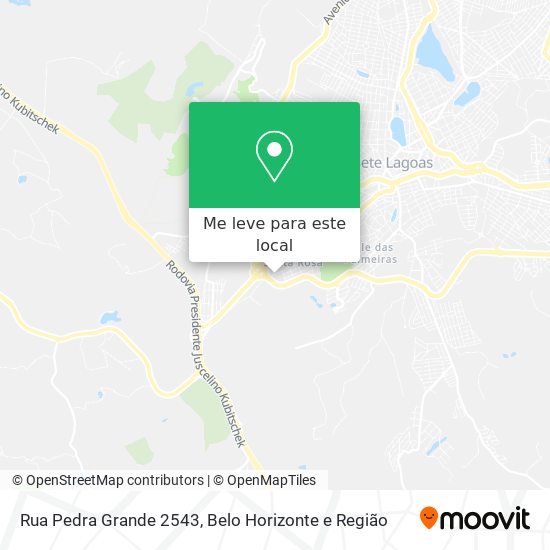 Rua Pedra Grande 2543 mapa