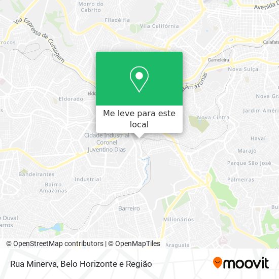 Rua Minerva mapa