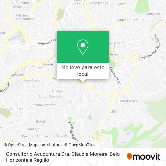 Consultorio Acupuntura Dra. Claudia Moreira mapa