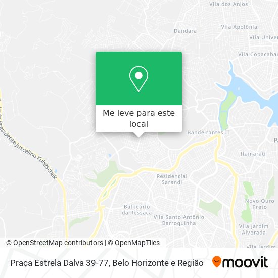 Praça Estrela Dalva 39-77 mapa