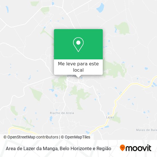 Area de Lazer da Manga mapa