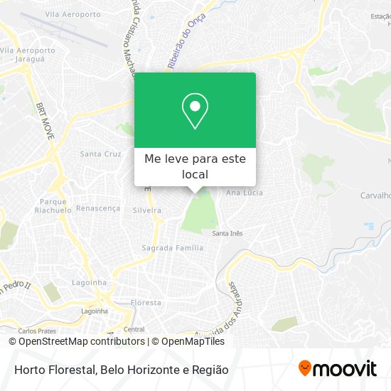 Horto Florestal mapa