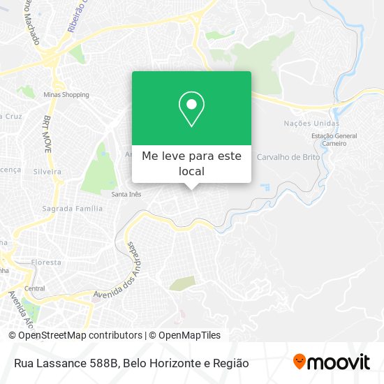 Rua Lassance 588B mapa