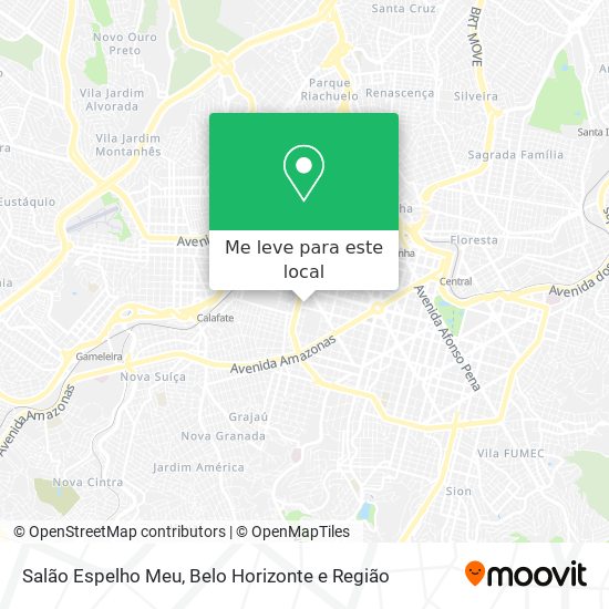 Salão Espelho Meu mapa