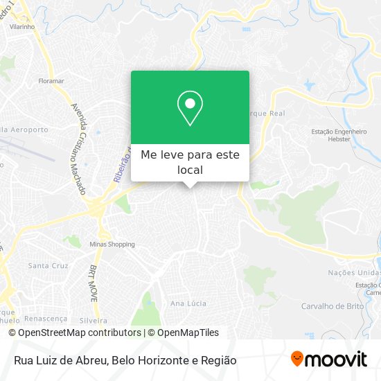 Rua Luiz de Abreu mapa