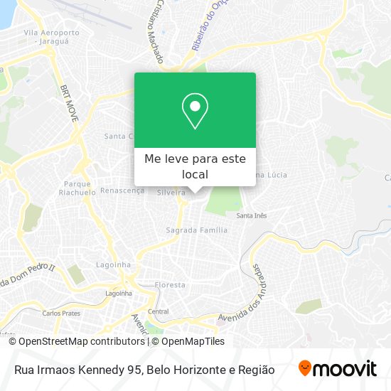 Rua Irmaos Kennedy 95 mapa