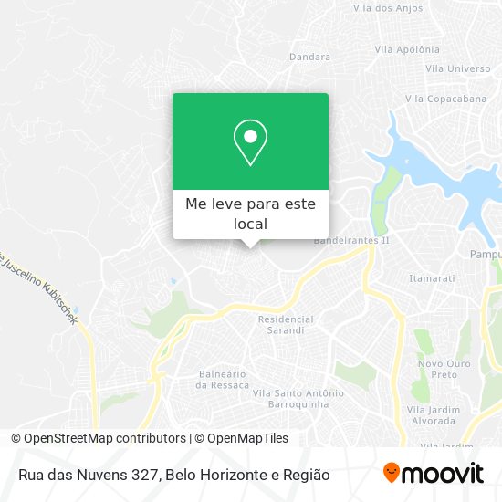 Rua das Nuvens 327 mapa