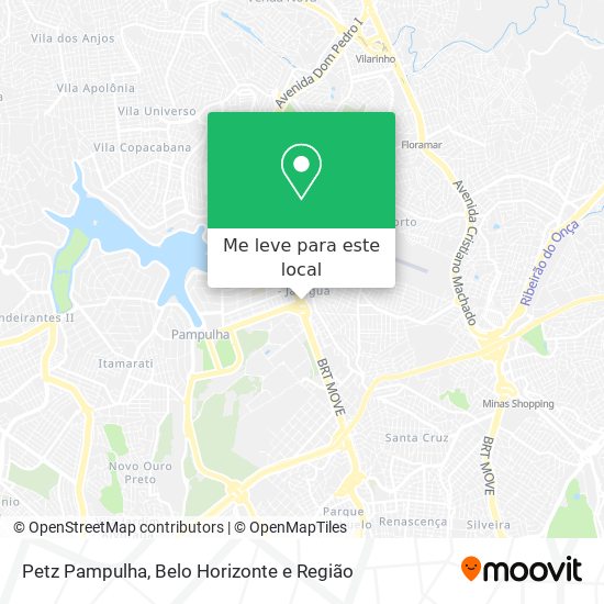 Petz Pampulha mapa