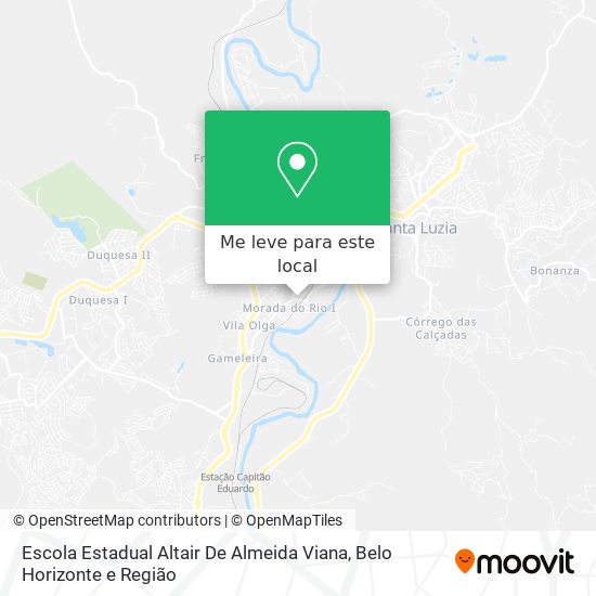 Escola Estadual Altair De Almeida Viana mapa