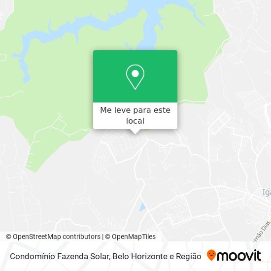 Condomínio Fazenda Solar mapa