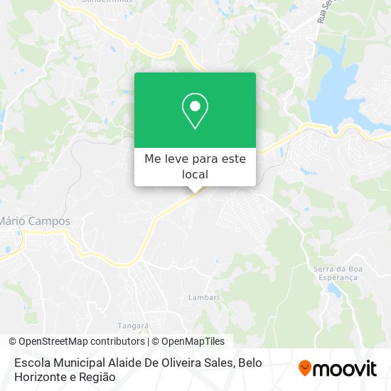 Escola Municipal Alaide De Oliveira Sales mapa