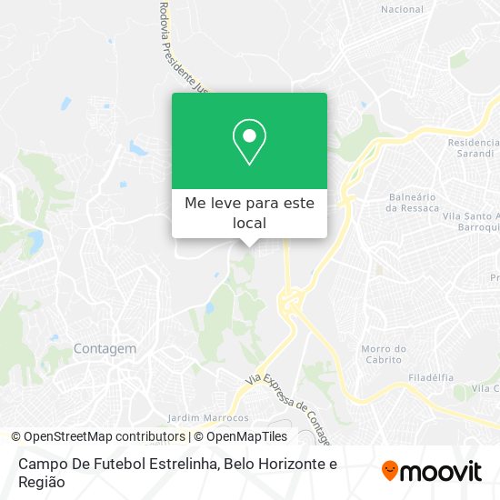 Campo De Futebol Estrelinha mapa