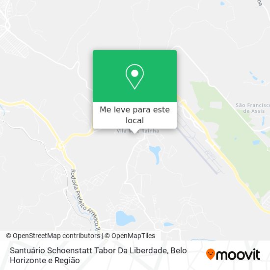 Santuário Schoenstatt Tabor Da Liberdade mapa